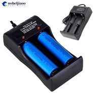 NOBELJIAOO 2 Slots Dual 18650 Lithium Battery Charger for 18650 14650 Charging 4.2 / 3.7 V Rechargea