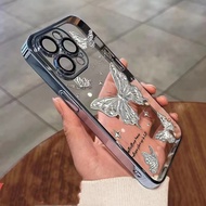 蝴蝶印花适用于vivo手机壳y30pro男70s全包33女款Y152s软10电镀2025.4.20