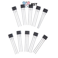 RunSabailTWO 10pcs Hall element 49E OH49E SS49E linear Sensor Hall sensor