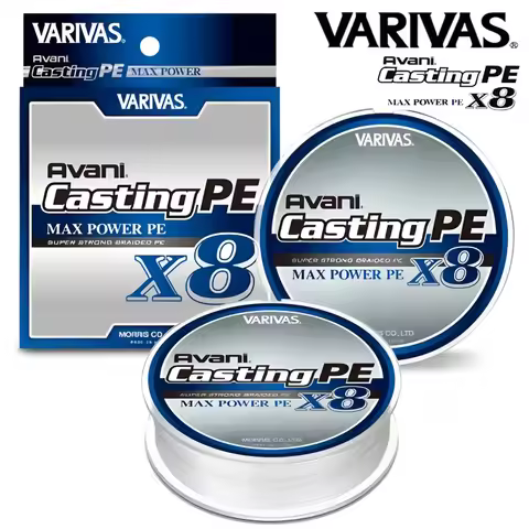 Varivas Avani Casting PE Max Power X8 Braided Fishing Line - Length:300m/330yds,Size:20-78LB Japan 8