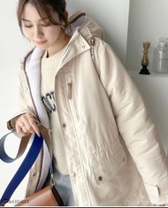 全新 日系風褸外套 Classical elf 3 ways Jacket Mountain Parka light beige   3種穿法