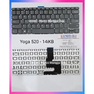 Lenovo yoga ideapad Keyboard 520-14ikb, 320-14isk, 320s-14ikb, 120s-14iap, 720-15ikb del