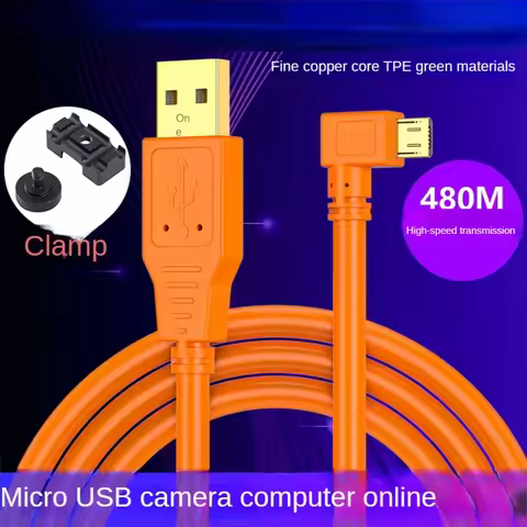 Micro usb Digital camera data cable for Cannon EOS 850D 90D M50 Nikon D3400 D5600 D7500 camera to co