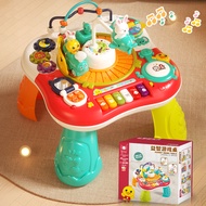 ⭐️Y&Y Kid toy shop⭐โต๊ะกิจกรรม โต๊ะกิจกรรมเด็ก 18in1 โต๊ะกิจกรรมรถไฟ มีเสียงมีไฟ นกหัวขวาน