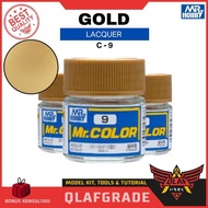 MR COLOR GOLD C9 gundam paint - Mr Hobby Lacquer GOLD kit Model