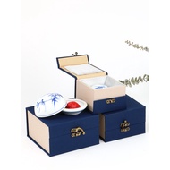Guangzu Ink Pad Box Brocade Box Large Medium Small Ink Pad Box Ink Pad Porcelain Box Box Storage Box