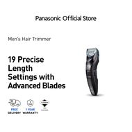 PANASONIC ER-GC51 TRIMMER HAIR & BEARD GC51 / ER-GC51-K451 19 Length Settings Precision Cutting Blad