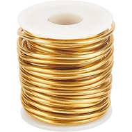 BENECREAT 32.8 Feet Bare Solid Brass Wire, 10 Gauge Round Soft Brass Wire Pure Brass Wire for Jewelr