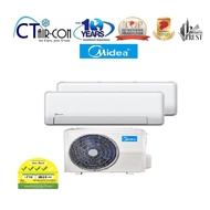 Midea AEPro WIFI 5 Ticks System 2 Air Conditioner Aircon + NEW Installation