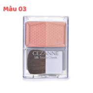 Phấn má hồng Cezanne Silk Touch Cheek Nhật Bản 4g