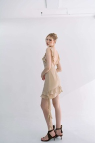 CHARM - RUFFLE MINI DRESS