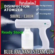 HOT_800ML wireless fogging machine blue light nano spray gun disinfectant machine spray machine