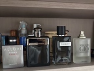 Chanel, Ralph Lauren, YSL, Armani 香水