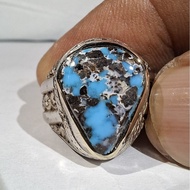 PERSIAN TURQUOISE YOUNGbiru EST DIM 15x12x6.5 Ring 8