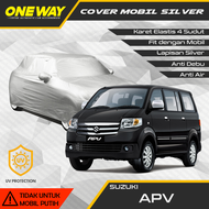 Penutup Sarung Selimut Mobil APV - Car Body Cover Suzuki APV Arena / Luxury Silver Coating - ONEWAY