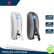 FMOUSE m113 Voice Intelligent voice mouse wireless Bluetooth voice-activated input typing device recognition silent charging model