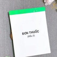 Cheap price: Medicine order book printed in 2 copies (write 1 to 2) in 1 copy, lottery book, book of