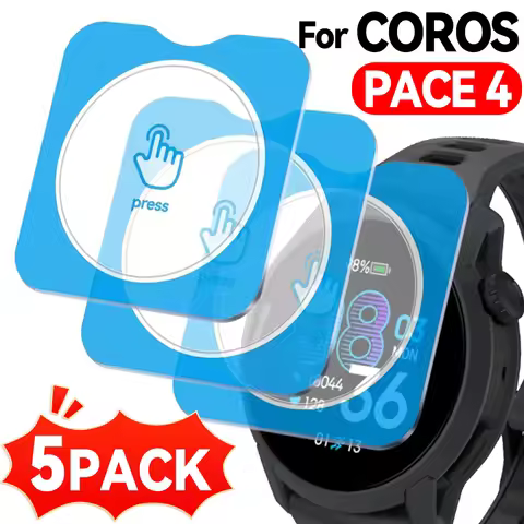 5-1pcs for COROS PACE 4 Tempered Glass Easy Installation Watch Screen Protector Anti-scratch Positio