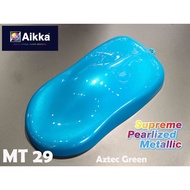 Aikka Supreme Metallic MT29 AZTEC GREEN Cat Kereta Motor Cat Bancuh Siap/ 2K Car Paint DIY