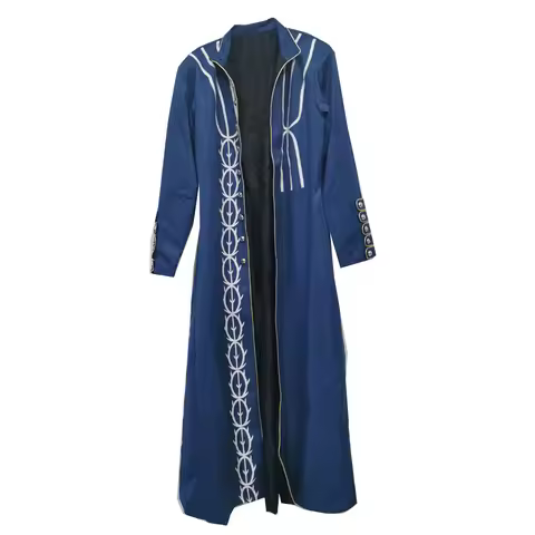 2025 DMC 3 Vergil Cos Cosplay Costume Halloween Uniform Outfit Only Overcoat