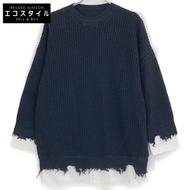 MM6 23AW S62HL0015 Distressed Layered Pullover Knit XS