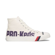 Pro-Keds รุ่น Royal Pro Hi Logo Printed Canvas รองเท้าผ้าใบ ผู้ชาย สี White/Purple - PK61477