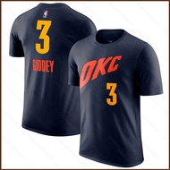 HT1 2023-2024 NBA Oklahoma City Thunder Josh Giddey Tshirt Fans Short Sleeve Sports Tee Unisex City 