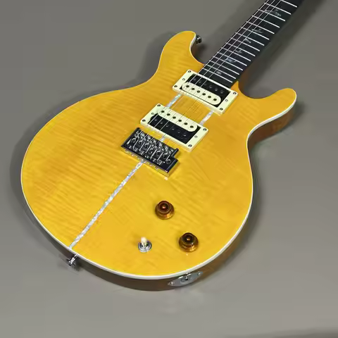 Free Shipping yellow PRS Electric Guitar rosewood Fretboard Tremolo HH Pickups Christmas gift