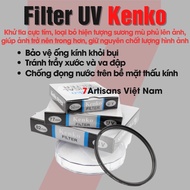 Filter kính lọc ống kính lens máy ảnh Kenko 39mm 40.5mm 43mm 46mm 49mm 52mm 55mm 58mm 62mm 67mm 72mm