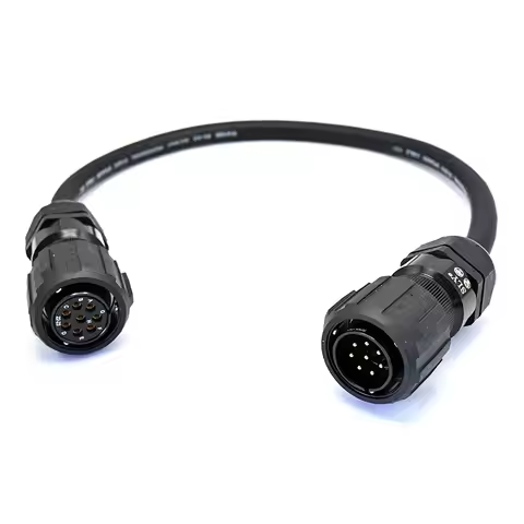 IP67 SPK 8 Pin Speaker Audio Cable 8 x 4 mm² 8x 2.5 Male to Female Multipin Loudspeaker Wire for Out