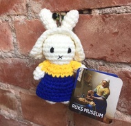 Just Dutch | Miffy 米飛兔 手工編織 牛奶妹 鑰匙圈 吊飾 掛飾