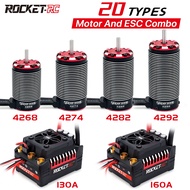 Surpass Hobby Rocket-RC Brushless Motor and ESC Combo 4268 4274 4282 4292 150A 120A for 1/8 1/7 RC Car Truck Traxxas Wltoys HSP