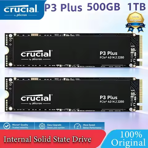 Crucial SSD P3 Plus 500GB 1TB PCIe Gen4 3D NAND NVMe M.2 2280 & P310 1TB internal solid-state drive