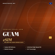 Guam eSIM 1GB-5GB & Unlimited Data | Instant eSIM Delivery | 5G/4G High Speed | REDXTRAVEL.MY