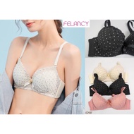 FELANCY Women's Underwire Bra 3 Cup 4 Medium Foam 32B 34B 36B Smooth Soft Underwear / Underwear 029F