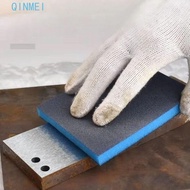 QINMEI 5pcs Sanding Sponge, 60-320 Grit Double-sided Polishing Sponge, Sponge Sandpaper Flexible Reu