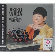 CD Akiko Wada with Boys and Men Kenkyusei-Ai wo Ganbatte Type-B (Japanese songs)(J-Pop)(2018)(Japan)
