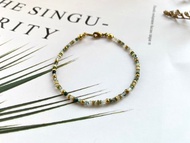 黃銅手鍊 | 極細手鍊 | 水草瑪瑙