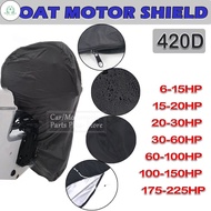 GD 6-225HP 0-5HP 250-350HP Full Outboard Motor Engine Boat Cover 420D Waterproof Anti-scratch Heavy 
