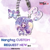 Gantungan Custom Hangtag Hanger BirthdayTAG Request New Birthday Card Kad Kahwin Kad Birthday