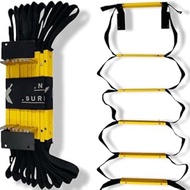 Permanent Fire Escape Ladder Two-Story 13ft | Ladders for Egress, Window or Attic | Hanging Ladder f