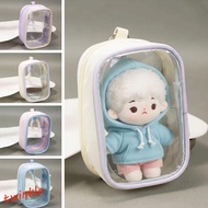 TWINKLE1 10cm Transparent Doll Bag, Display Clear Doll Storage Bag, Mini Portable PVC Zipper Outdoor