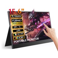 จอภาพแบบพกพา PORTABLE MONITOR 15.6นิ้ว 1080P IPS แบบพกพาลำโพงคู่ในตัวรองรับการใช้งานกับคอมพิวเตอร์แล็ปท็ เชื่อมต่อกับคอนโซลเกม 148 คะแนน