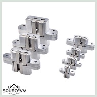 SOURCE Concealed for Cross Hinges Cabinet Door Foldable Hinge 180 Degree Foldable Hinge