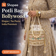 Indian bag Indian potli bag/ Party bag/ Ethnic bag/ swarovski luxury bag/