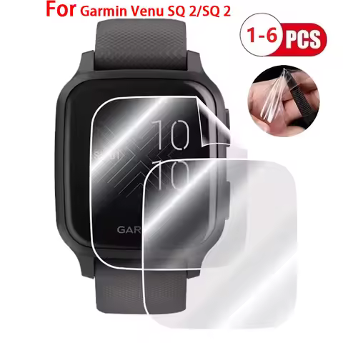 For Garmin Venu SQ SQ2 Full Cover HD Clear Soft Film Watch Accessory For Garmin Venu SQ 2 Hydrogel S