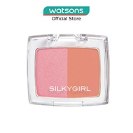 SILKYGIRL Shimmer Duo Blusher 01 Cheeky Peach 4g