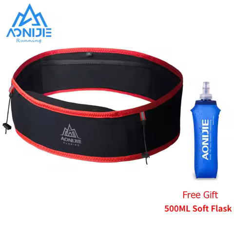 AONIJIE W938S Slim Jogging Running Waist Belt Bag Pack Travel Money Trail Marathon Gym Workout Fitne