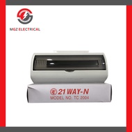 21 Way TC (Tham Chee) Surface PVC MCB DB BOX Consumer Unit