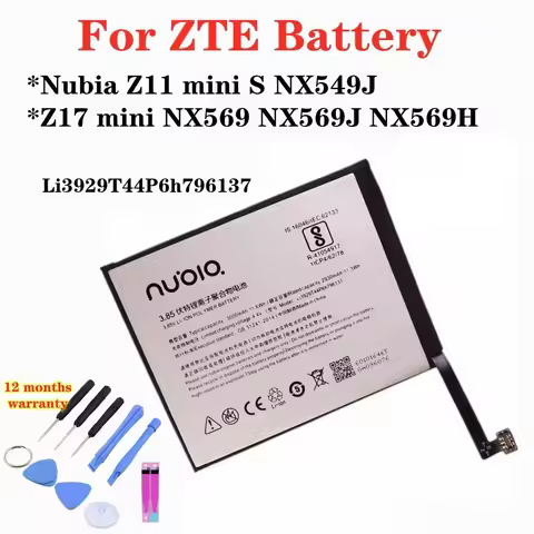 Li3929T44P6h796137 Hight Quality Original Battery For ZTE Nubia Z11 mini S NX549J Z17 mini NX569 NX5